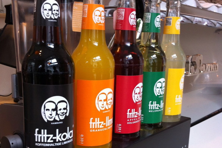 Verschiedene Sorten fritz-Cola